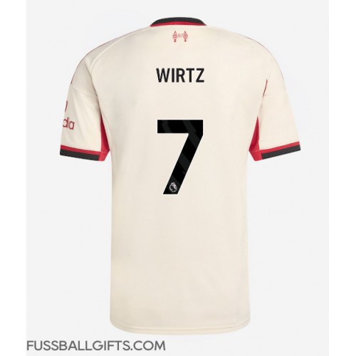 Liverpool Florian Wirtz #7 Fußballbekleidung Auswärtstrikot 2025-26 Kurzarm